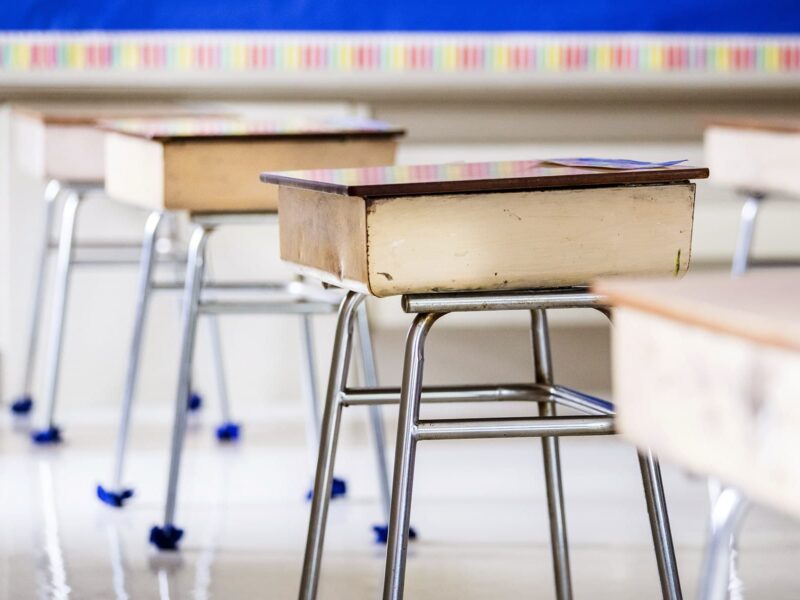 Biden Administration to Provide 10 Million More Tests Per Month to Schools 2 1800x1200 empty school classroom