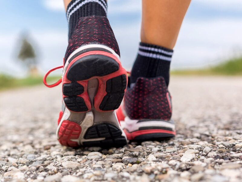'Walkable' Neighborhoods Linked to Less Obesity, Diabetes 7 1800x1200 feet of woman walking along country lane
