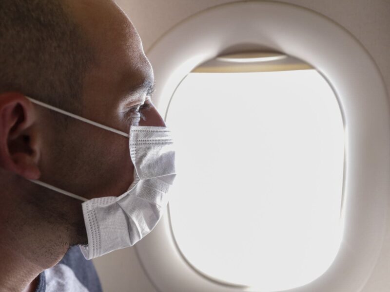 1800x1200 man mask airplane