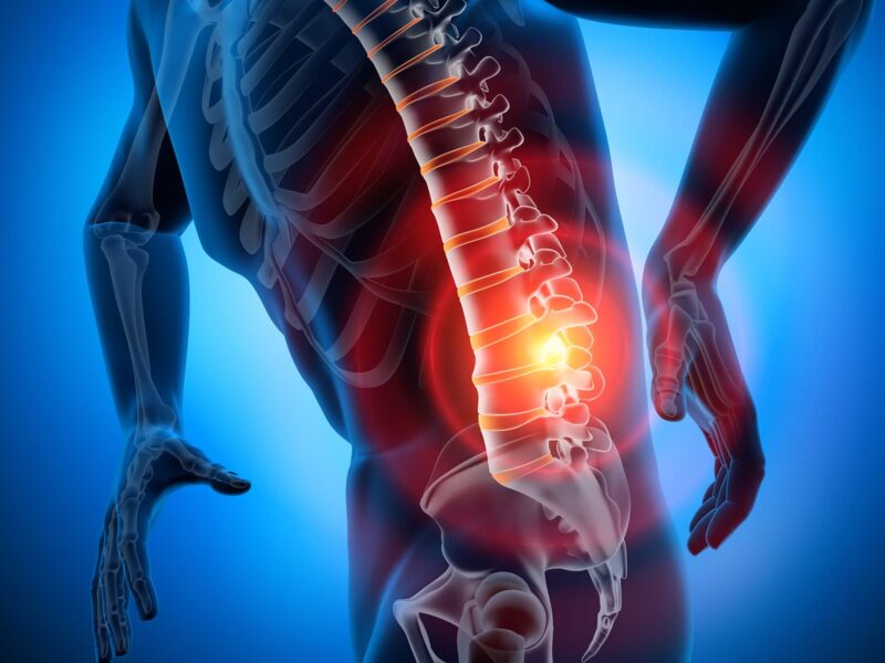 Injected 'Hydrogel' May Be New Option Against Back Pain 7 1800x1200 medical illustration low back pain black blue man 01 other