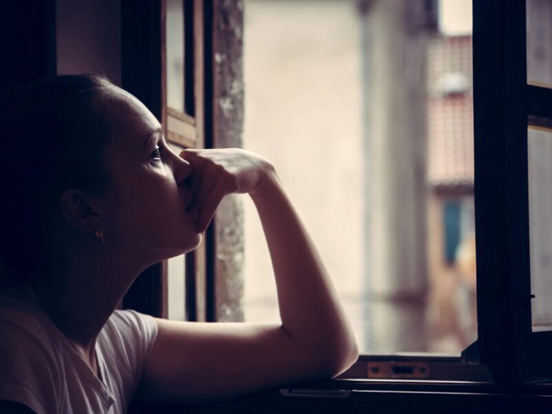 1800x1200 sad woman in window