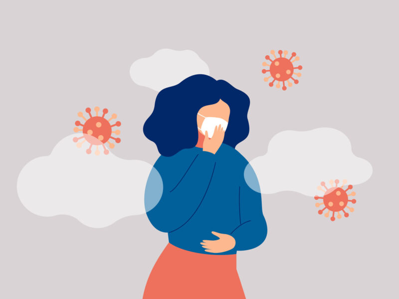 1800x1200 woman covid illustration