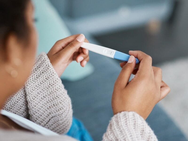 Women With High-Risk Pregnancies Could Die if Roe Overturned 6 1800x1200 woman taking pregnancy test other