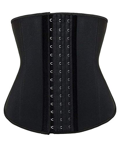 yianna women's underbust latex corsets hourglass body shaper